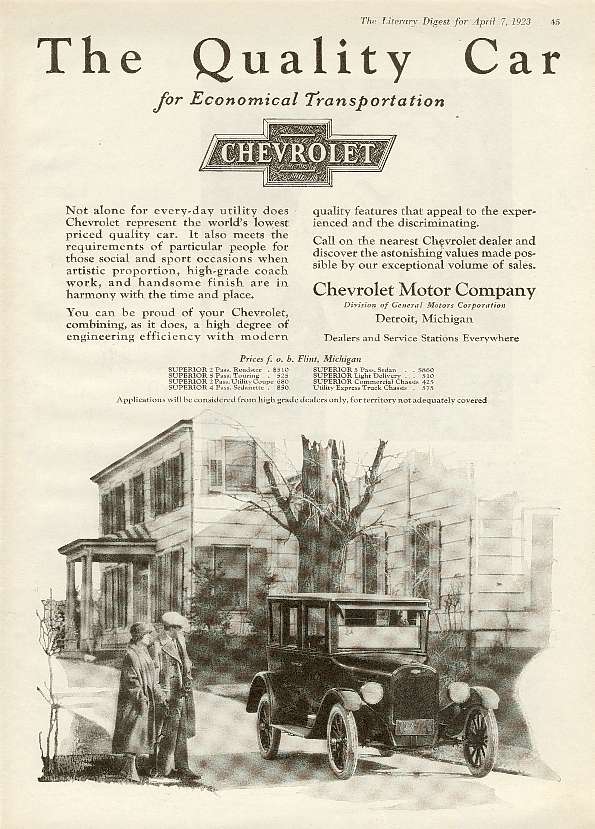 1923 Chevrolet 16